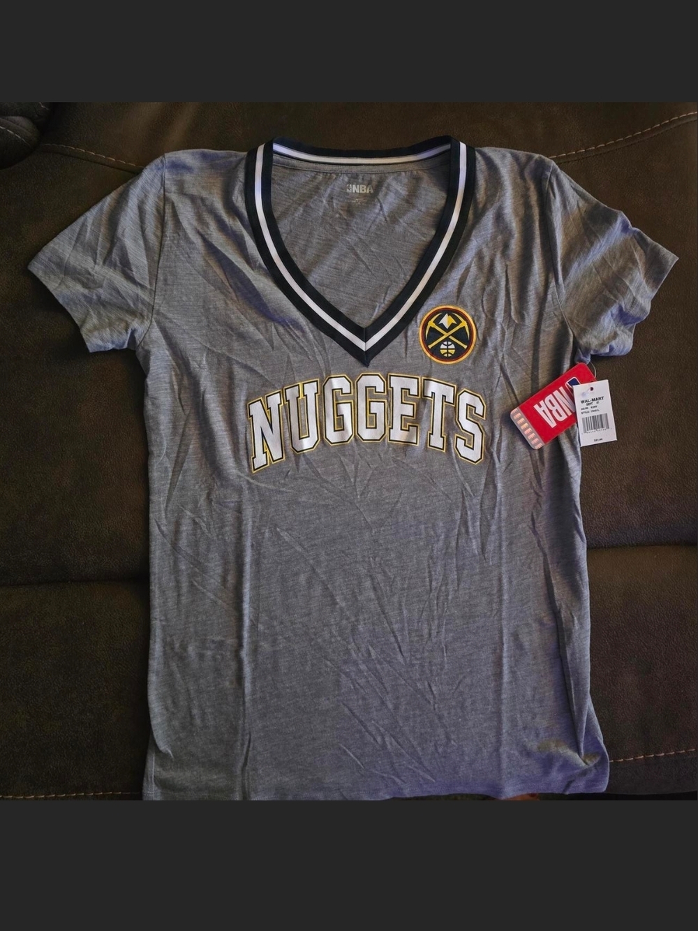 NBA Denver Nuggets Womens VNeck Tee Multiple Sizes